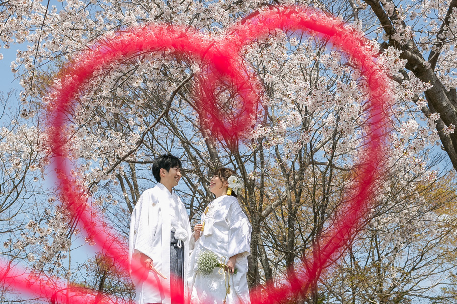 「春」映えるロケフォト！写真だけの結婚式！