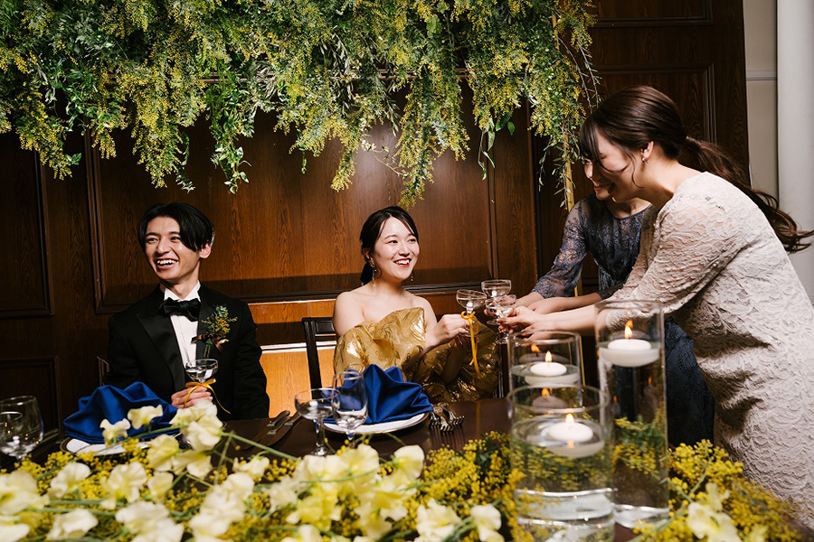 ランウェイのある結婚式
もう一つのスタイルは「韓国風」
ノスタルジックな演出と合わせた
新鮮に感じるホテルウェディング